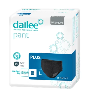 Dailee Pant Lady Premium Black Plus L